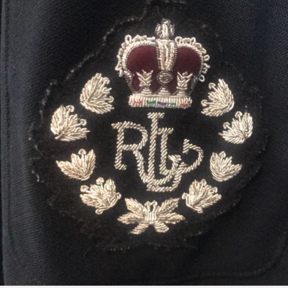 Ralph Lauren | Vintage Wool Crest  Black Jacket 16 - Picture 3 of 6